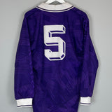 Shop 1991/92 FIORENTINA #5 L/S HOME SHIRT (L) LOTTO, classic football shirts, vintage football shirts & retro soccer jerseys at Cult Kits