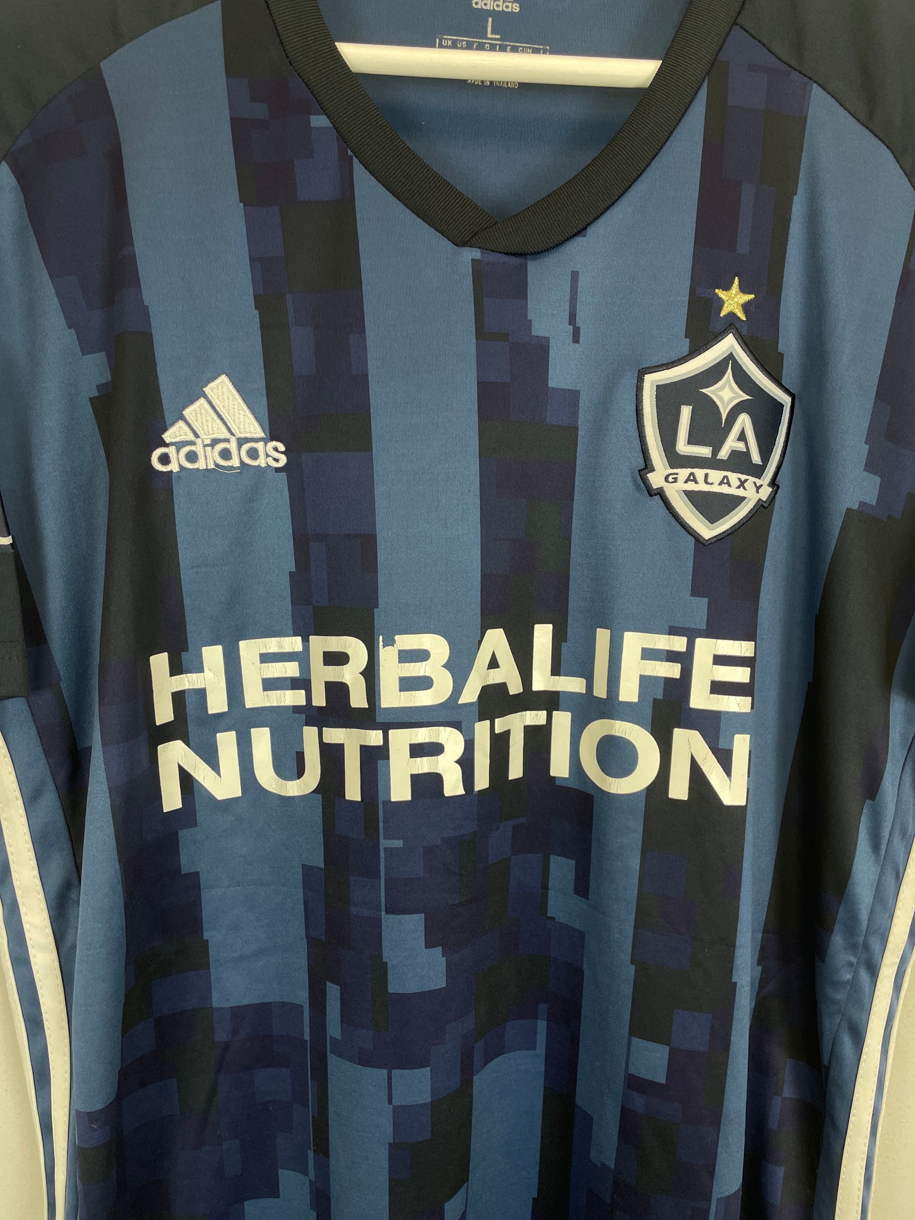 Shop 2019/20 LA GALAXY AWAY SHIRT (L) ADIDAS, classic football shirts, vintage football shirts & retro soccer jerseys at Cult Kits