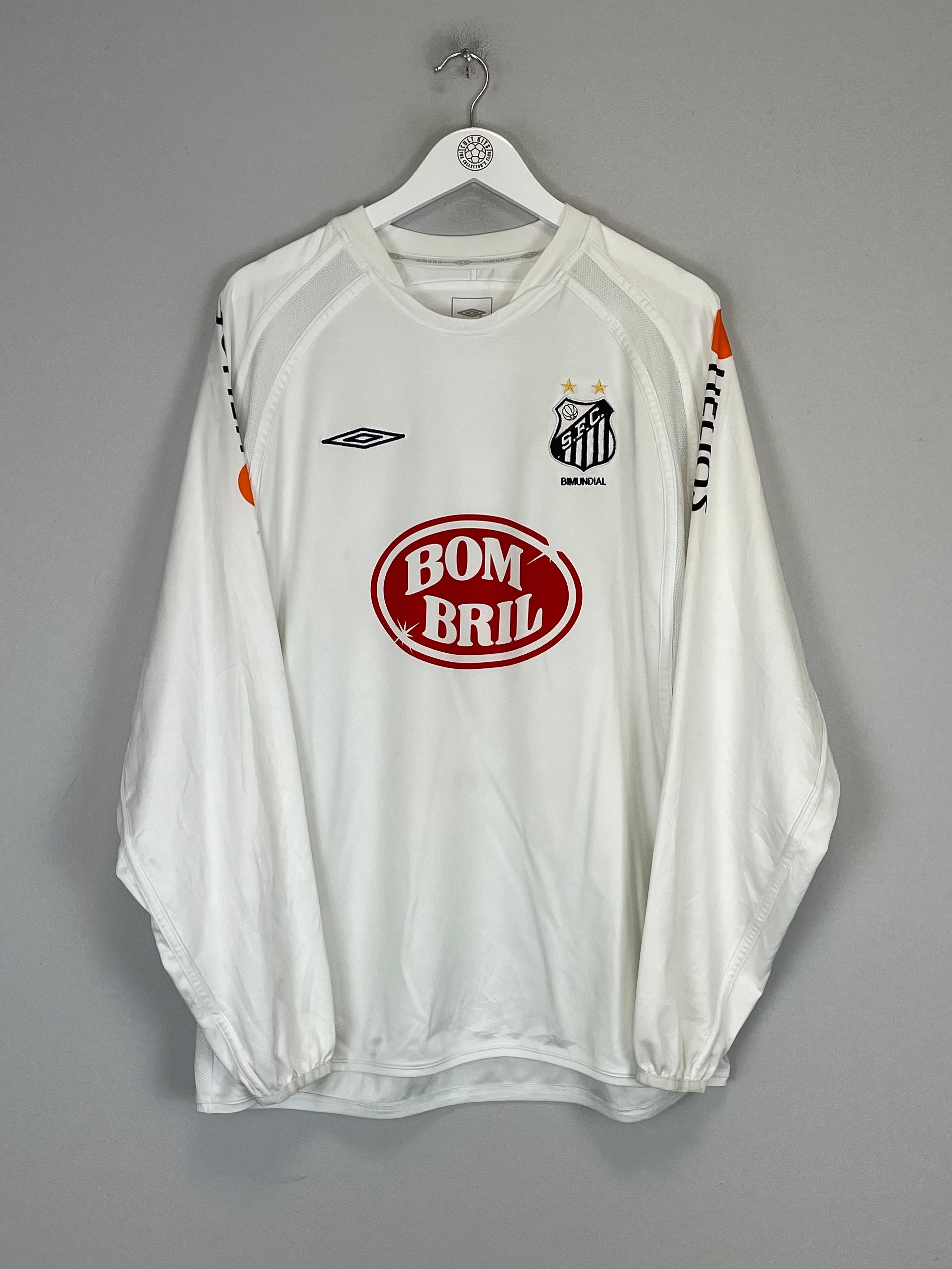 Shop 2004 SANTOS #7 HOME SHIRT (L) UMBRO, classic football shirts, vintage football shirts & retro soccer jerseys at Cult Kits