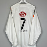Shop 2004 SANTOS #7 HOME SHIRT (L) UMBRO, classic football shirts, vintage football shirts & retro soccer jerseys at Cult Kits