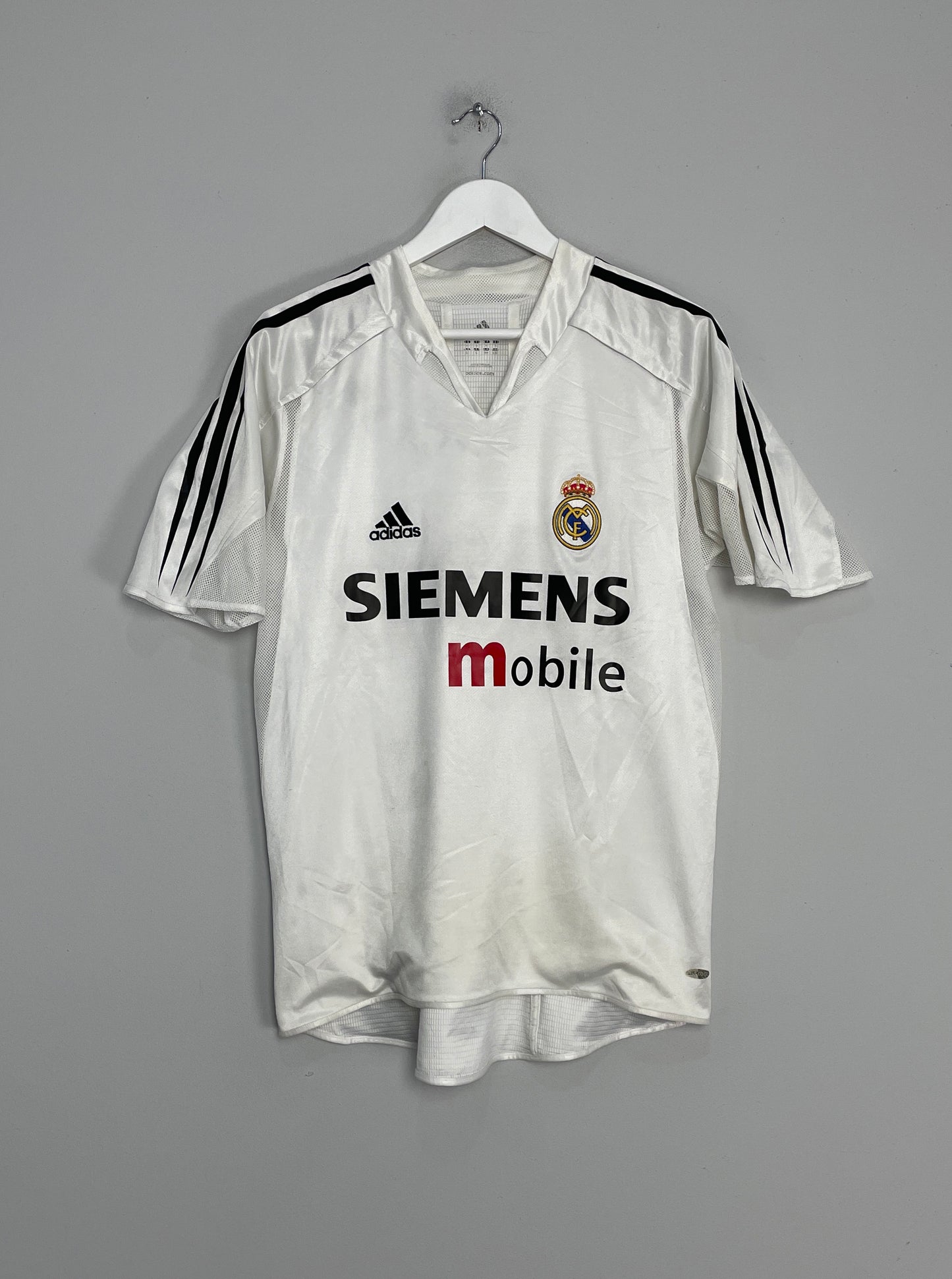 2004/05 REAL MADRID RONALDO #9 *PLAYER ISSUE* HOME SHIRT (L) ADIDAS