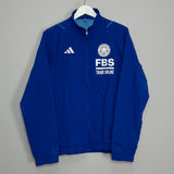 Shop 2023/24 LEICESTER CITY TRACK JACKET (M) ADIDAS, classic football shirts, vintage football shirts & retro soccer jerseys at Cult Kits