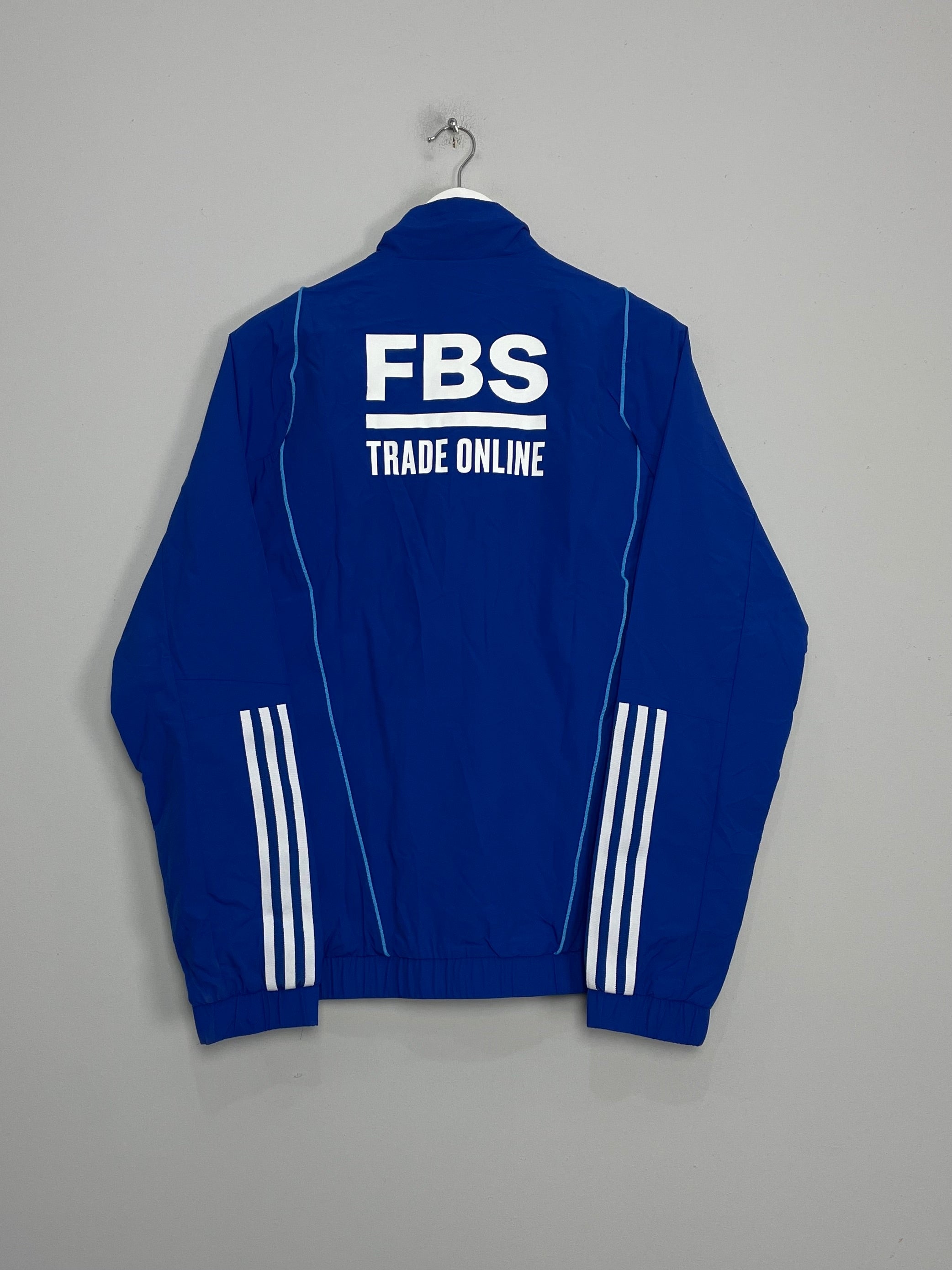 Shop 2023/24 LEICESTER CITY TRACK JACKET (M) ADIDAS, classic football shirts, vintage football shirts & retro soccer jerseys at Cult Kits