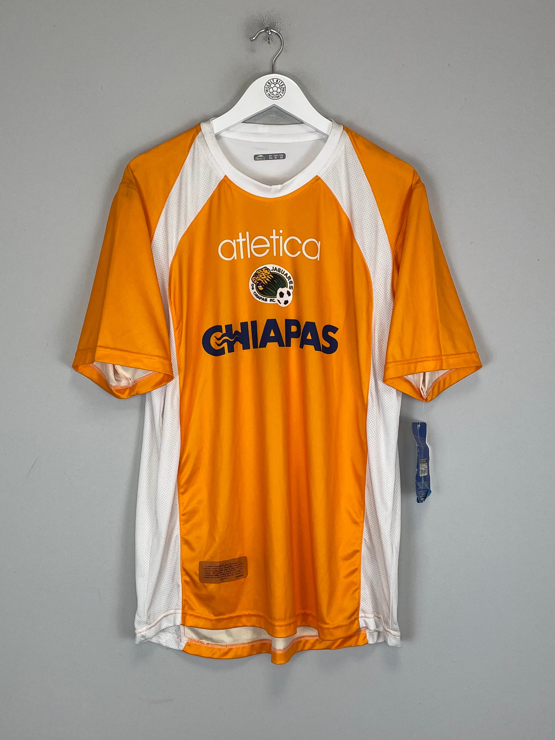 Shop 2009/10 JAGUARES CHIAPAS *BNWT* TRAINING SHIRT (XL) ATLETICA, classic football shirts, vintage football shirts & retro soccer jerseys at Cult Kits