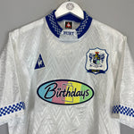 Shop 1996/97 BURY FC *MINT* HOME SHIRT (L) LE COQ, classic football shirts, vintage football shirts & retro soccer jerseys at Cult Kits