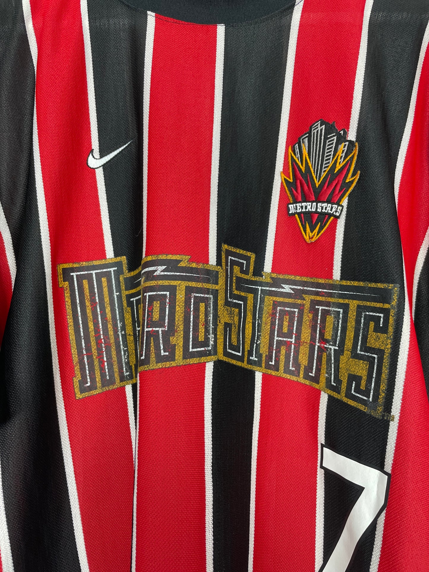 1996/97 NY/NJ METROSTARS DONADONI #7 HOME SHIRT (M) NIKE