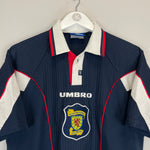 Shop 1996/98 SCOTLAND HOME SHIRT (M) UMBRO, classic football shirts, vintage football shirts & retro soccer jerseys at Cult Kits
