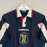 Shop 1996/98 SCOTLAND HOME SHIRT (M) UMBRO, classic football shirts, vintage football shirts & retro soccer jerseys at Cult Kits