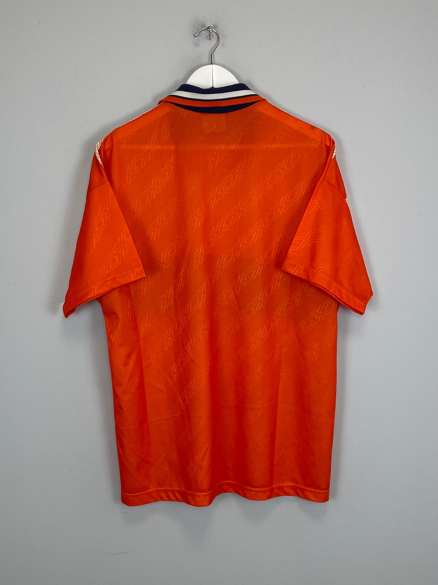 Shop 1994/96 OLDHAM ATHLETIC AWAY SHIRT (L) UMBRO, classic football shirts, vintage football shirts & retro soccer jerseys at Cult Kits
