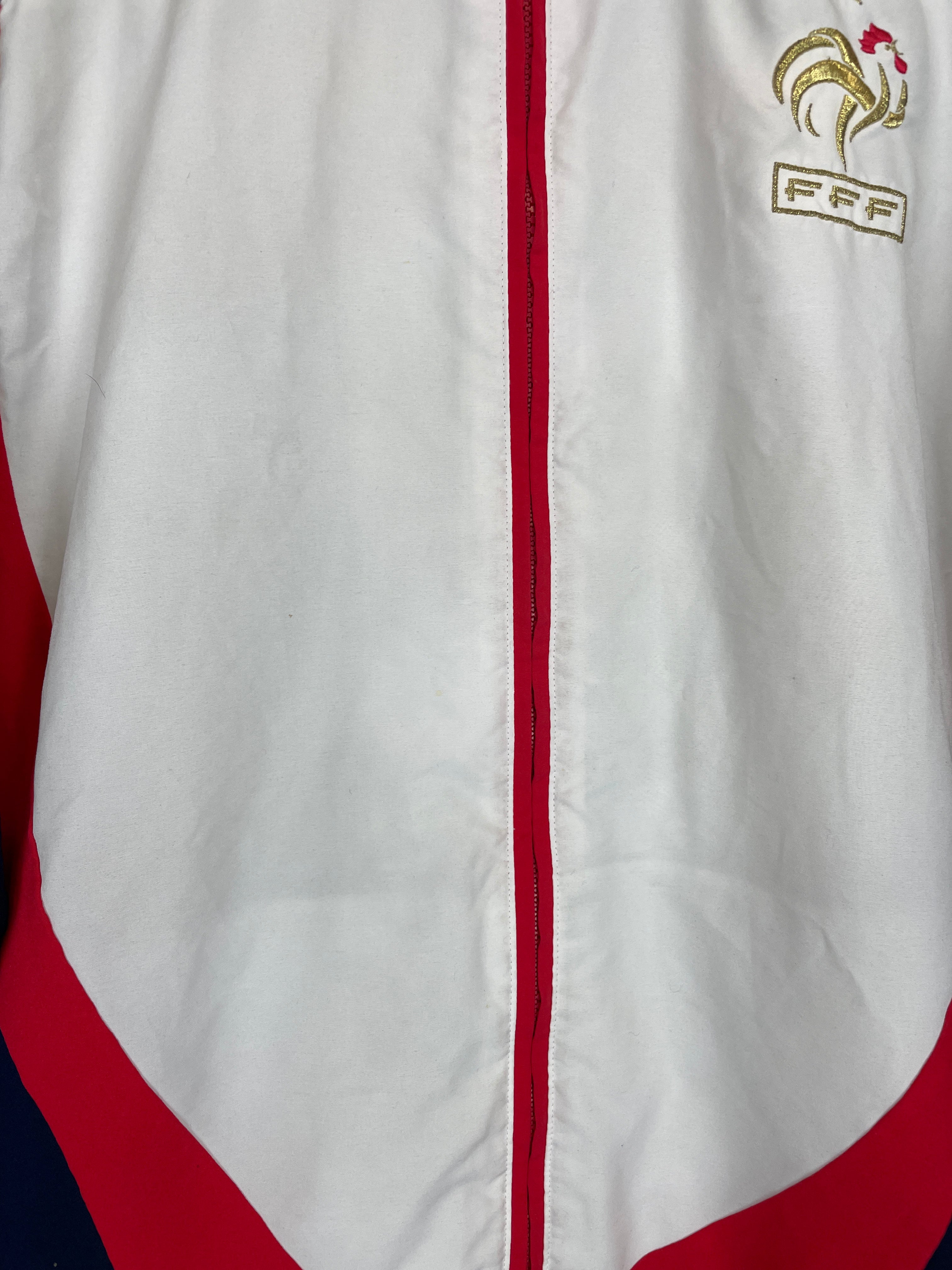 Shop 2007/08 FRANCE TRACK JACKET (L) ADIDAS, classic football shirts, vintage football shirts & retro soccer jerseys at Cult Kits