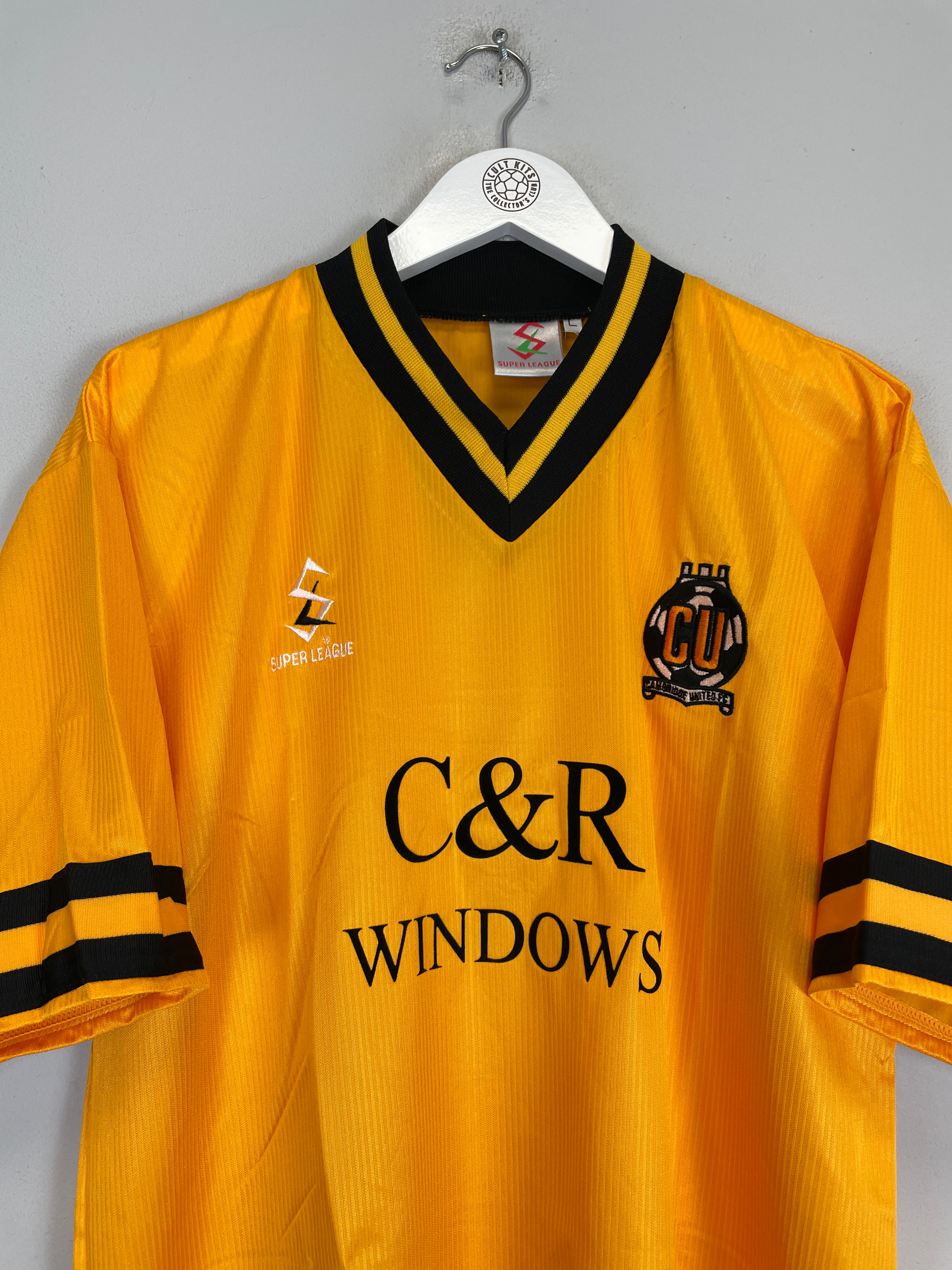 Shop 1999/01 CAMBRIDGE UNITED *MINT* HOME SHIRT (L) SUPER LEAGUE, classic football shirts, vintage football shirts & retro soccer jerseys at Cult Kits