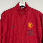 Shop 2009/10 MANCHESTER UNITED TRACK JACKET (XL) NIKE, classic football shirts, vintage football shirts & retro soccer jerseys at Cult Kits