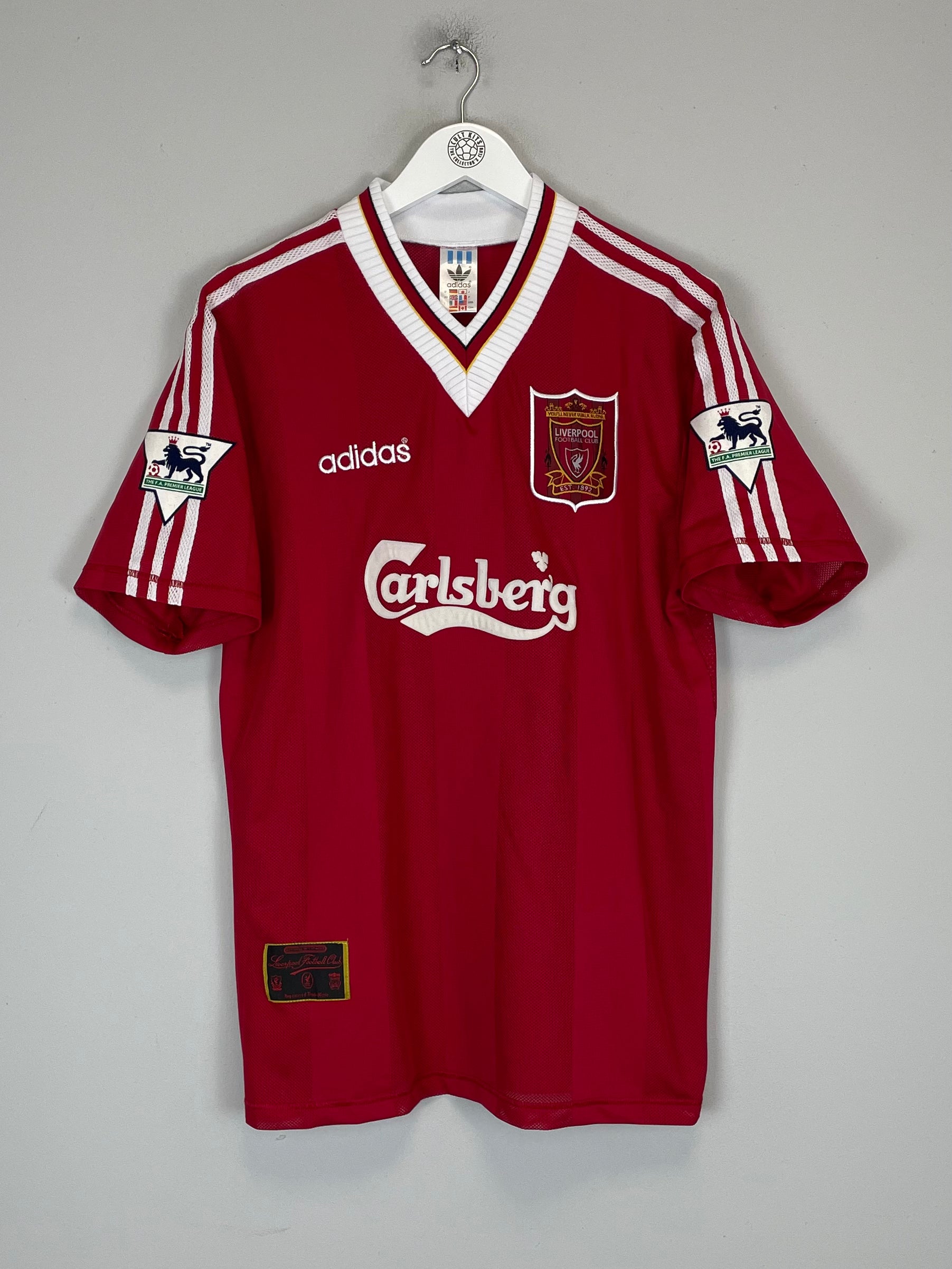Shop 1995/96 LIVERPOOL FOWLER #23 HOME SHIRT (L) REEBOK, classic football shirts, vintage football shirts & retro soccer jerseys at Cult Kits