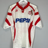 Shop 1993/94 FC KOLN HOME SHIRT (XL) PUMA, classic football shirts, vintage football shirts & retro soccer jerseys at Cult Kits