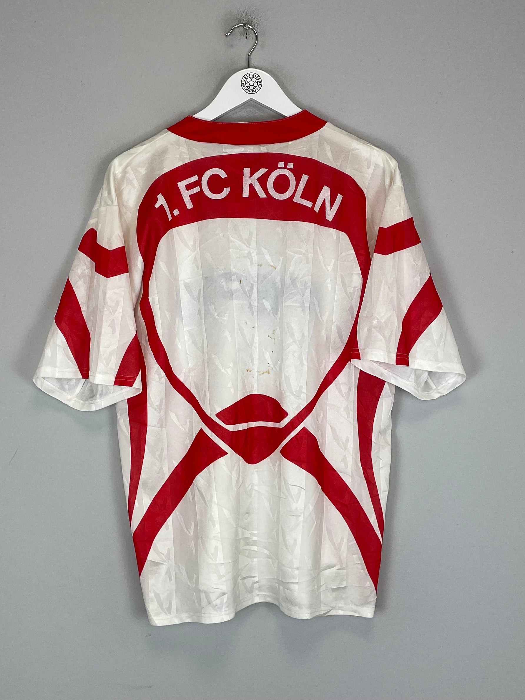Shop 1993/94 FC KOLN HOME SHIRT (XL) PUMA, classic football shirts, vintage football shirts & retro soccer jerseys at Cult Kits