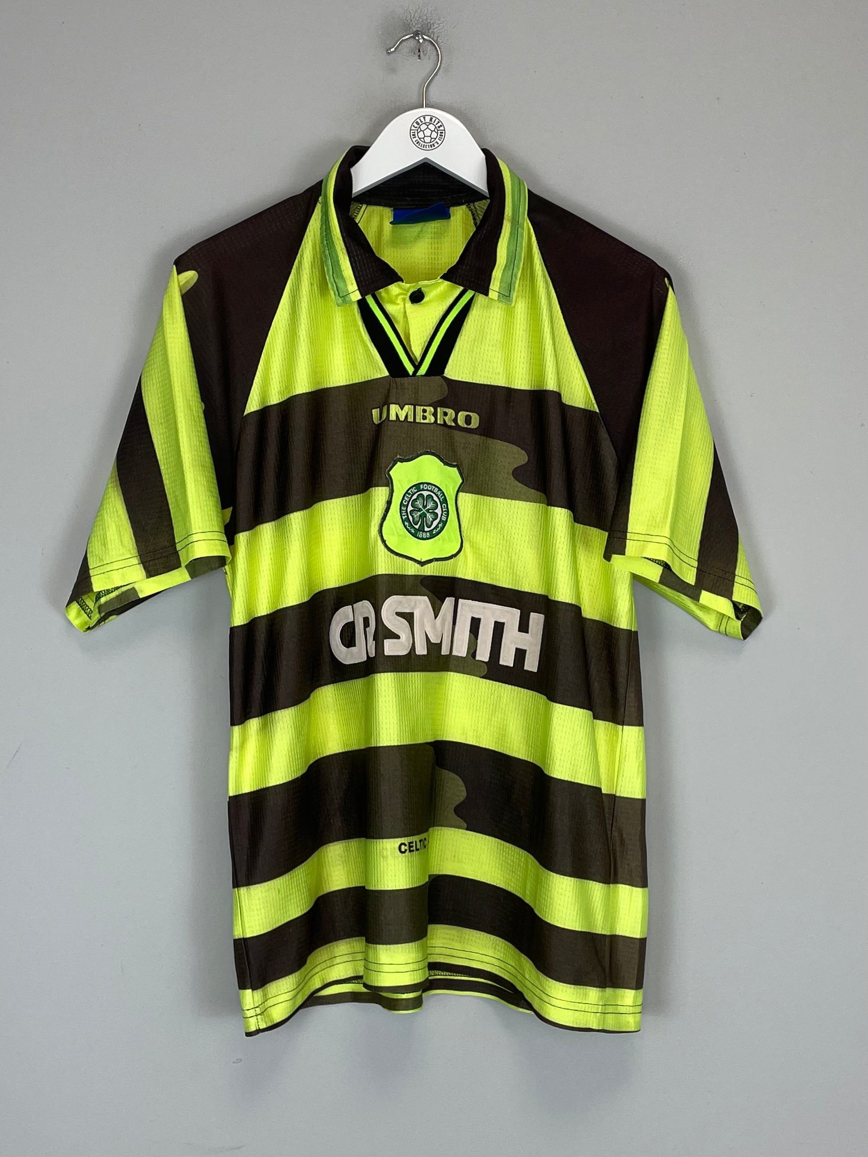 Shop 1996/97 CELTIC AWAY SHIRT (M) UMBRO, classic football shirts, vintage football shirts & retro soccer jerseys at Cult Kits