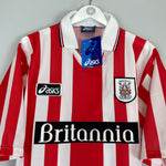 Shop 1997/98 STOKE CITY *BNWT* HOME SHIRT (L) ASICS, classic football shirts, vintage football shirts & retro soccer jerseys at Cult Kits