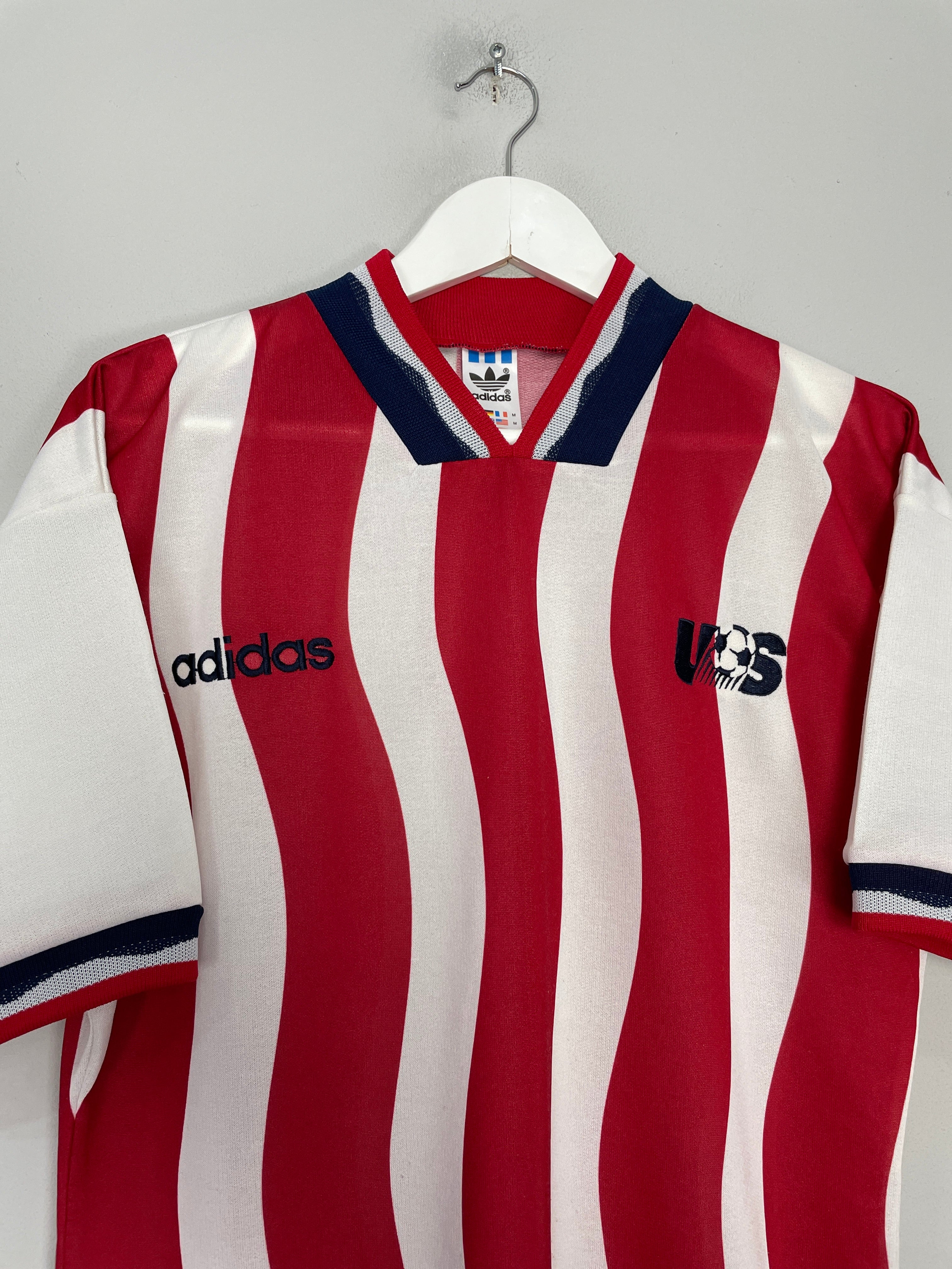 Shop 1994/95 USA HOME SHIRT (M) ADIDAS, classic football shirts, vintage football shirts & retro soccer jerseys at Cult Kits