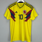 Shop 2018/19 COLOMBIA JAMES #10 HOME SHIRT (XL) ADIDAS, classic football shirts, vintage football shirts & retro soccer jerseys at Cult Kits