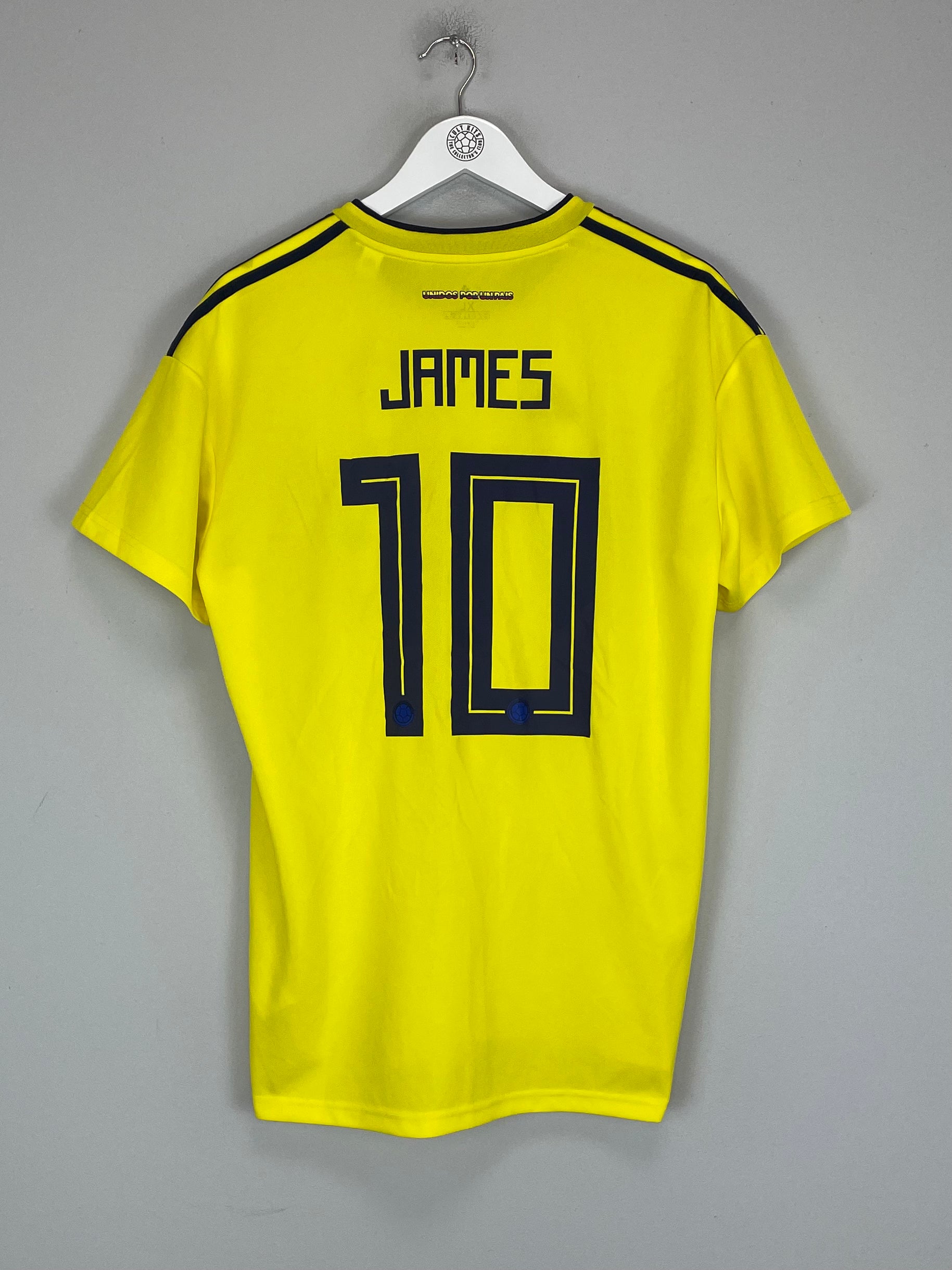 Shop 2018/19 COLOMBIA JAMES #10 HOME SHIRT (XL) ADIDAS, classic football shirts, vintage football shirts & retro soccer jerseys at Cult Kits