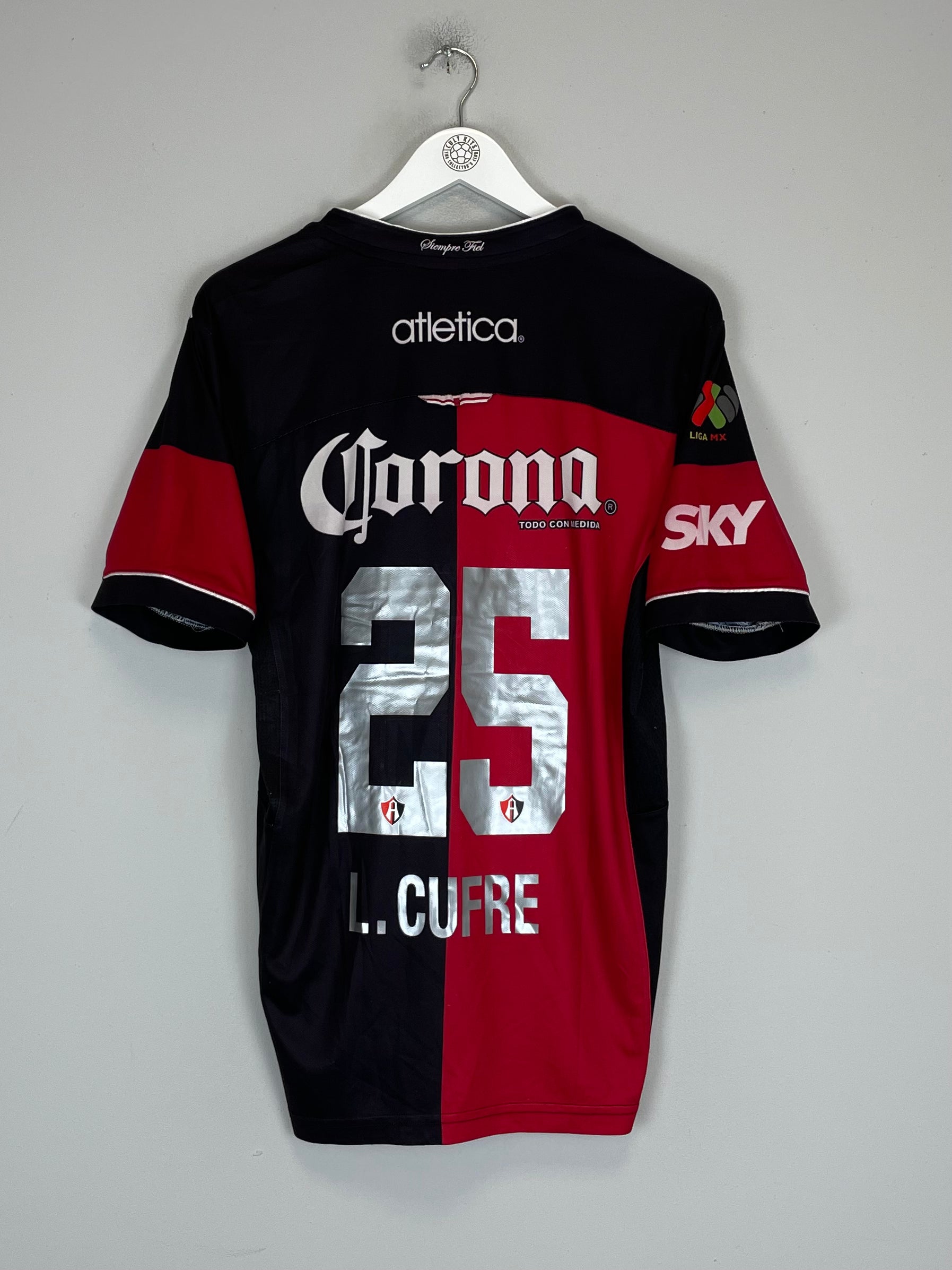 Shop 2012/13 ATLAS L.CUFRE #25 HOME SHIRT (L) ATLETICA, classic football shirts, vintage football shirts & retro soccer jerseys at Cult Kits