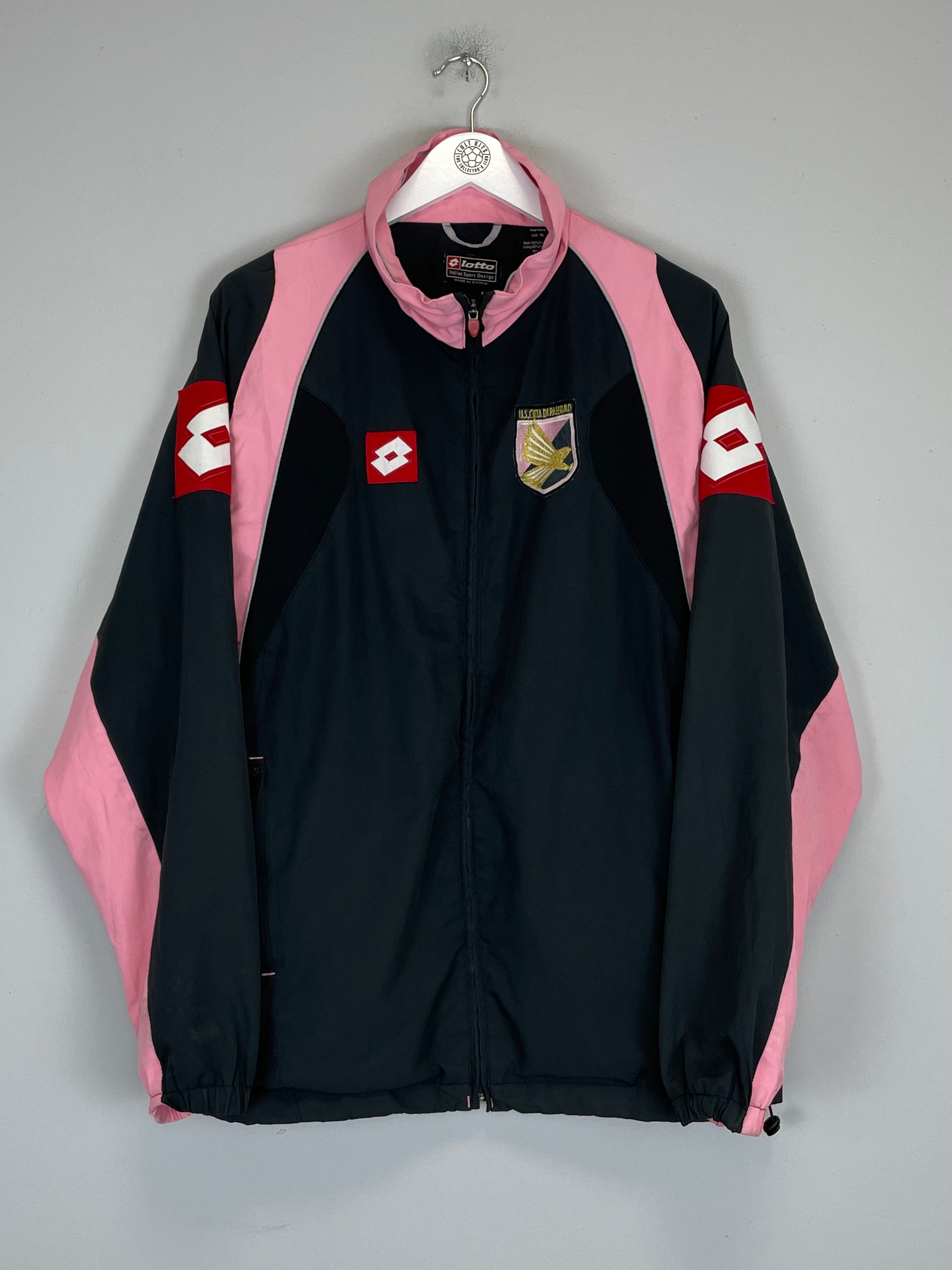 Shop 2008/09 PALERMO TRACK JACKET (XL) LOTTO, classic football shirts, vintage football shirts & retro soccer jerseys at Cult Kits