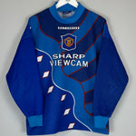 Shop 1995/97 MANCHESTER UNITED SCHMEICHEL #1 GK SHIRT (M) UMBRO, classic football shirts, vintage football shirts & retro soccer jerseys at Cult Kits