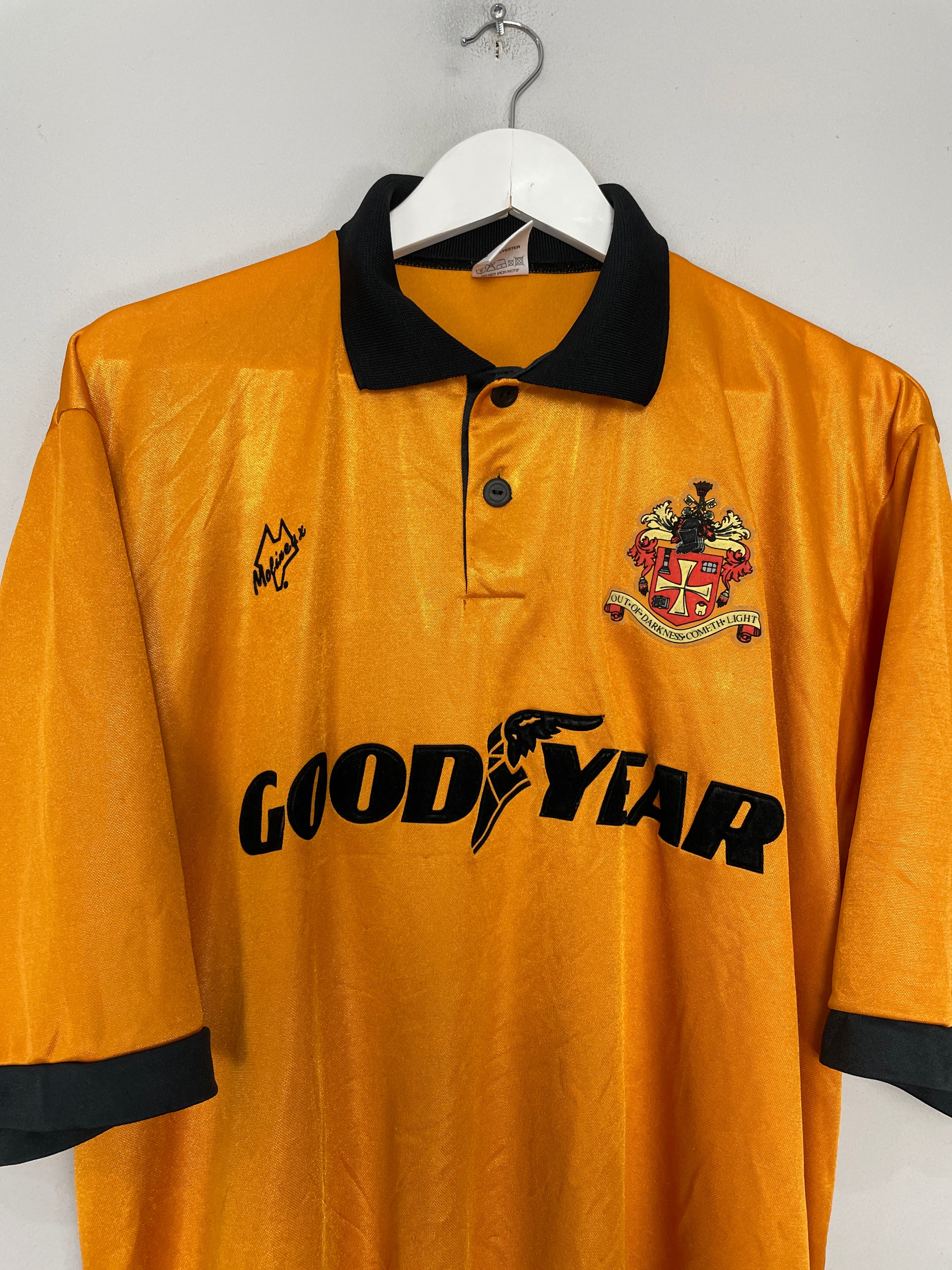 Shop 1993/94 WOLVES HOME SHIRT (XXL) MOLINEUX, classic football shirts, vintage football shirts & retro soccer jerseys at Cult Kits