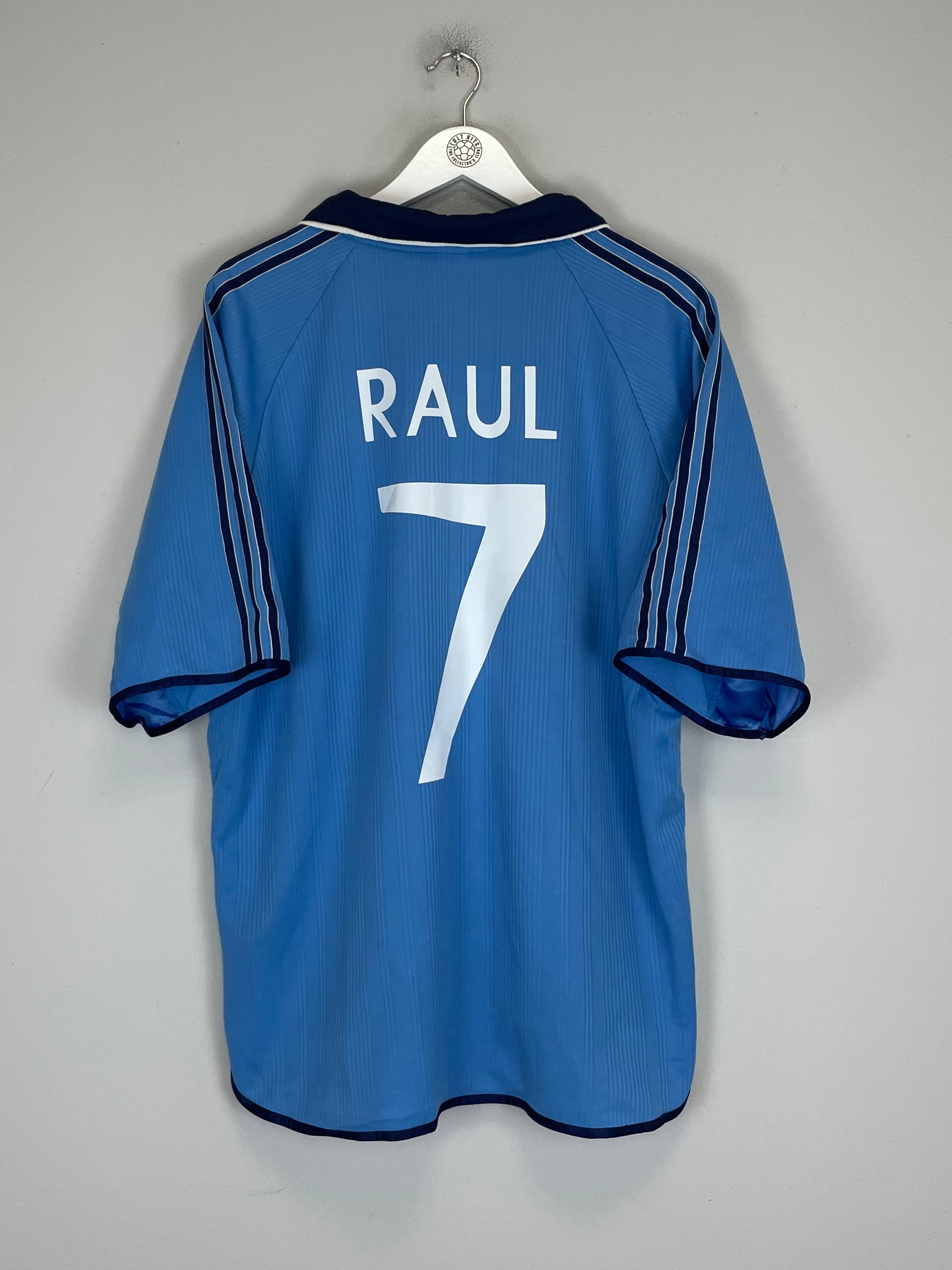 Shop 1999/00 REAL MADRID RAUL #7 THIRD SHIRT (XL) ADIDAS, classic football shirts, vintage football shirts & retro soccer jerseys at Cult Kits
