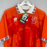Shop 1996 NETHERLANDS *BNWT* HOME SHIRT (L) LOTTO, classic football shirts, vintage football shirts & retro soccer jerseys at Cult Kits