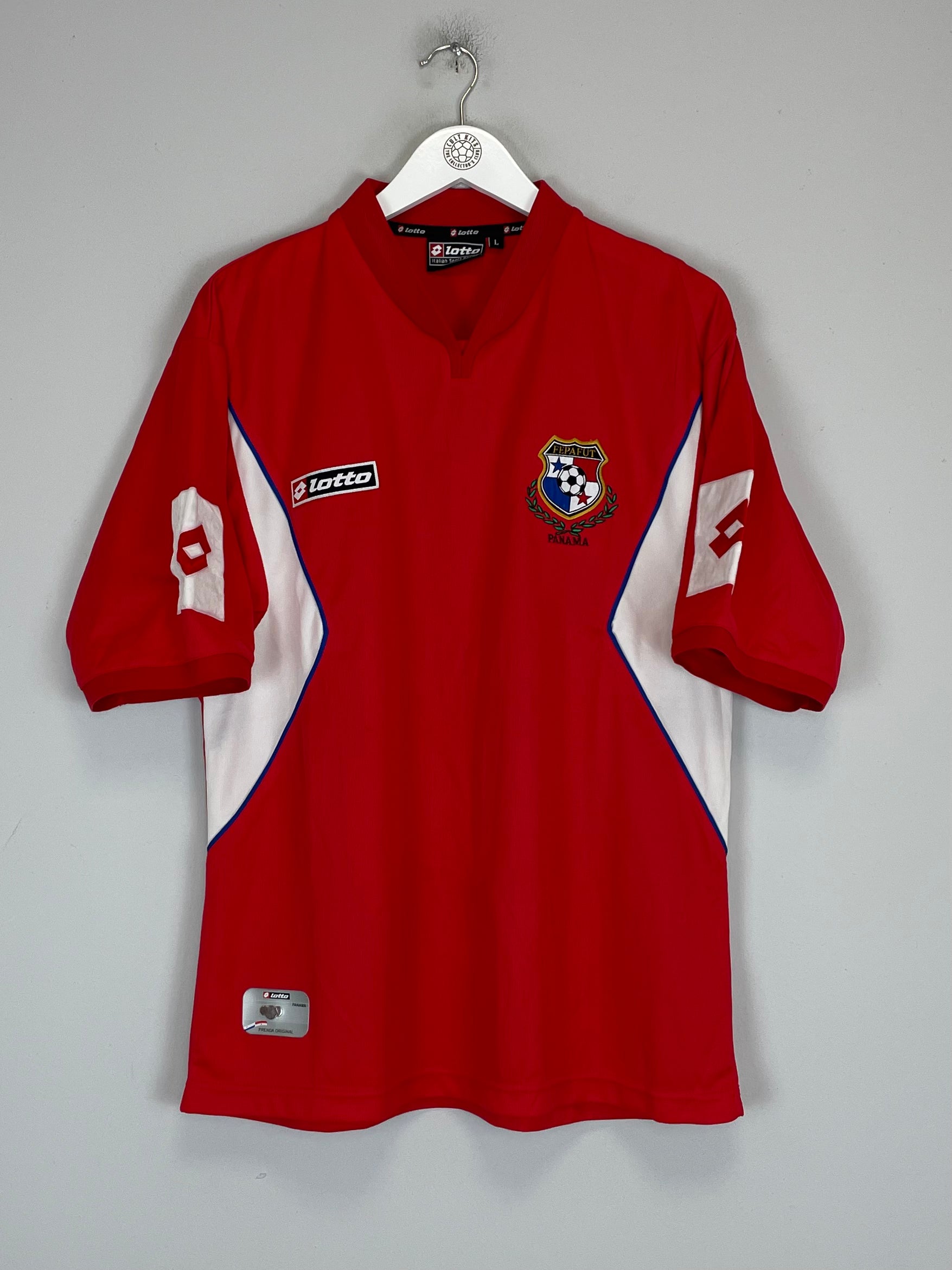 Shop 2003/05 PANAMA HOME SHIRT (L) LOTTO, classic football shirts, vintage football shirts & retro soccer jerseys at Cult Kits