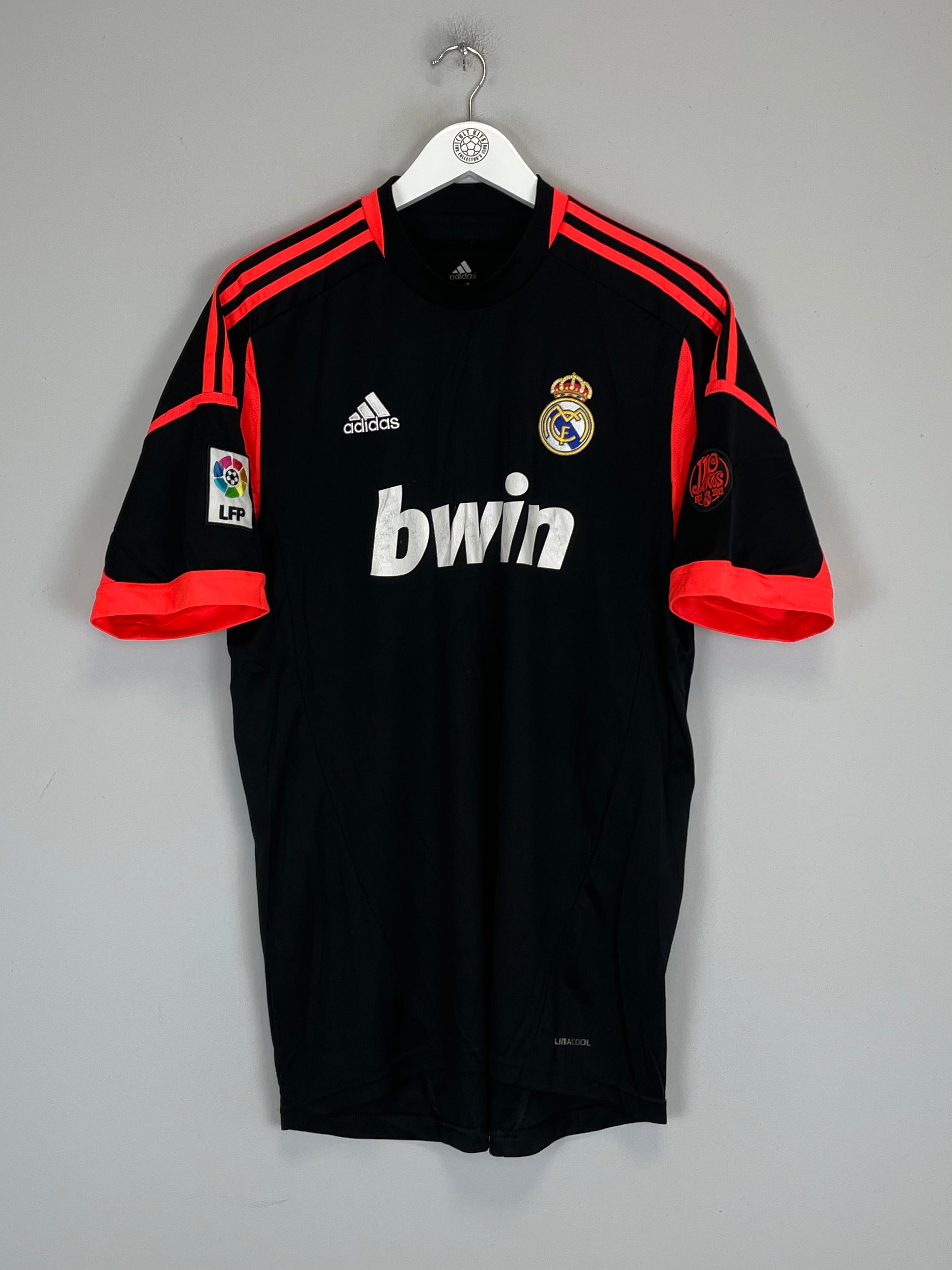 Shop 2012/13 REAL MADRID GK SHIRT (L) ADIDAS, classic football shirts, vintage football shirts & retro soccer jerseys at Cult Kits