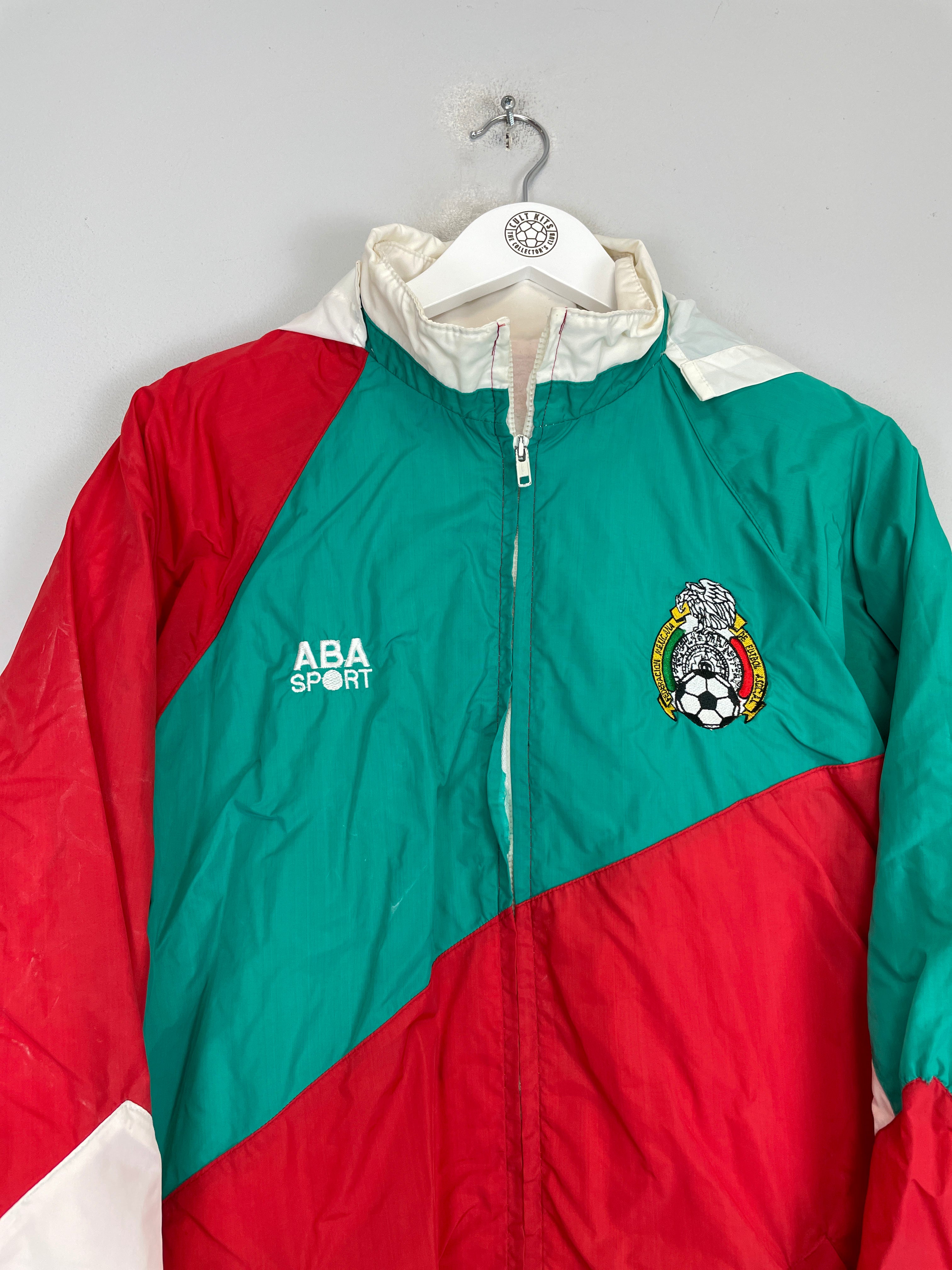 Shop 1997/98 MEXICO TRACK JACKET (M) ABA SPORT, classic football shirts, vintage football shirts & retro soccer jerseys at Cult Kits