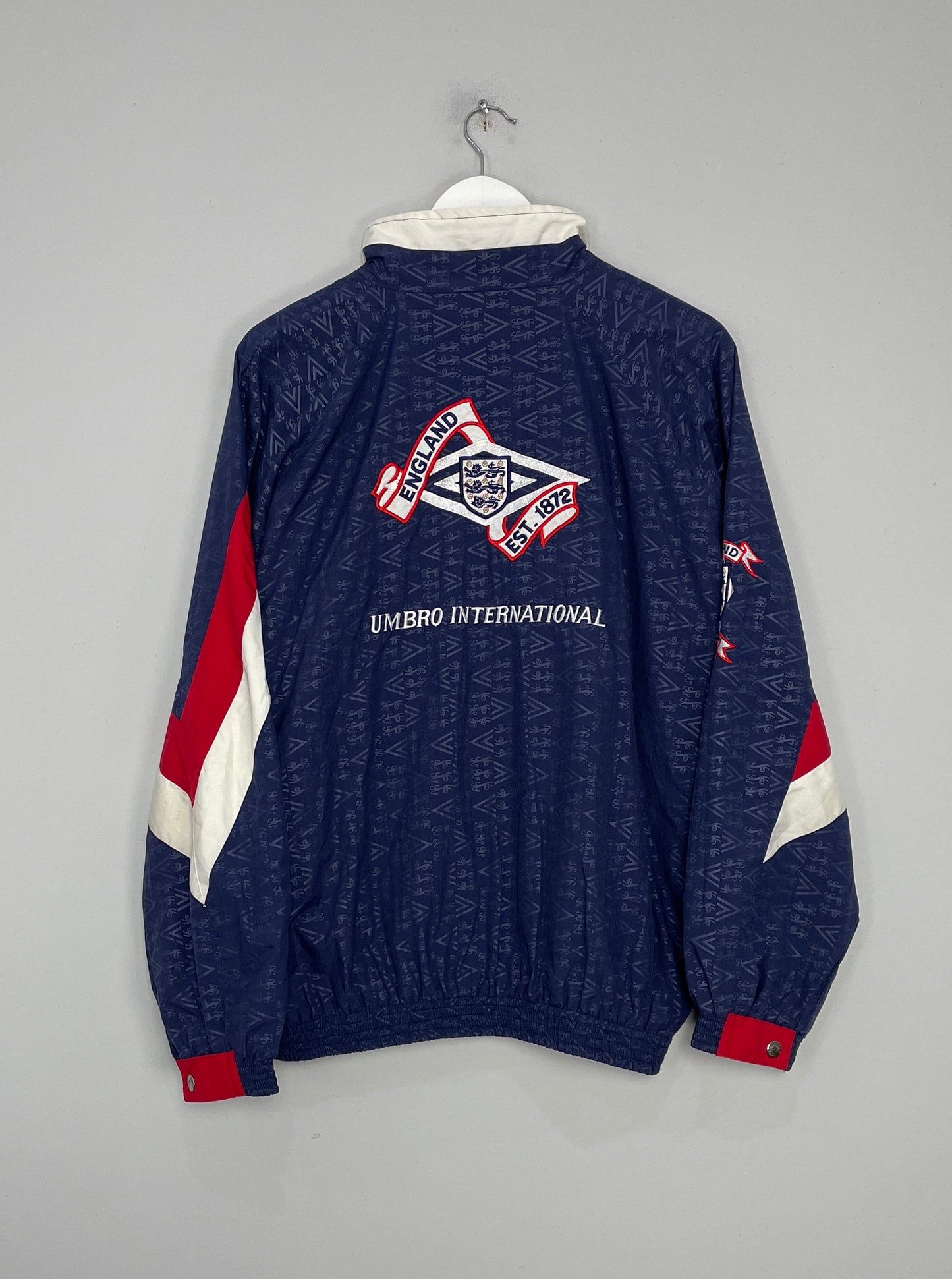 1990/92 ENGLAND TRAINING JACKET (M) UMBRO