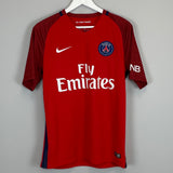 Shop 2016/17 PSG IBRAHIMOVIC #10 AWAY SHIRT (M) NIKE, classic football shirts, vintage football shirts & retro soccer jerseys at Cult Kits