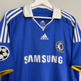 Shop 2008/09 CHELSEA DROGBA #11 C/L HOME SHIRT (XL) ADIDAS, classic football shirts, vintage football shirts & retro soccer jerseys at Cult Kits