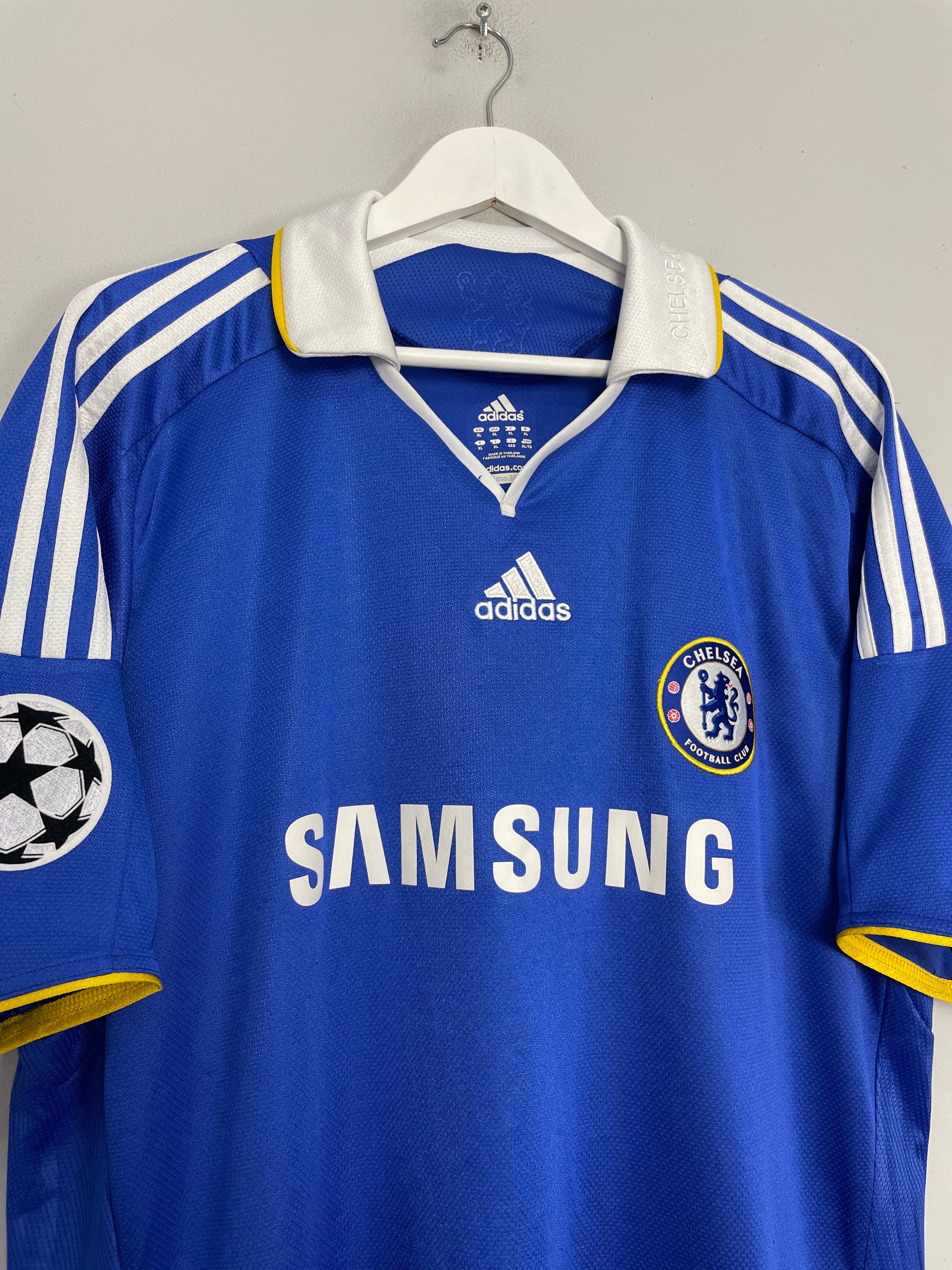 Shop 2008/09 CHELSEA DROGBA #11 C/L HOME SHIRT (XL) ADIDAS, classic football shirts, vintage football shirts & retro soccer jerseys at Cult Kits