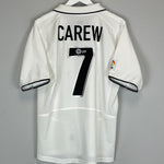 Shop 2002/03 VALENCIA CAREW #7 HOME SHIRT (M) NIKE, classic football shirts, vintage football shirts & retro soccer jerseys at Cult Kits
