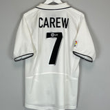 Shop 2002/03 VALENCIA CAREW #7 HOME SHIRT (M) NIKE, classic football shirts, vintage football shirts & retro soccer jerseys at Cult Kits