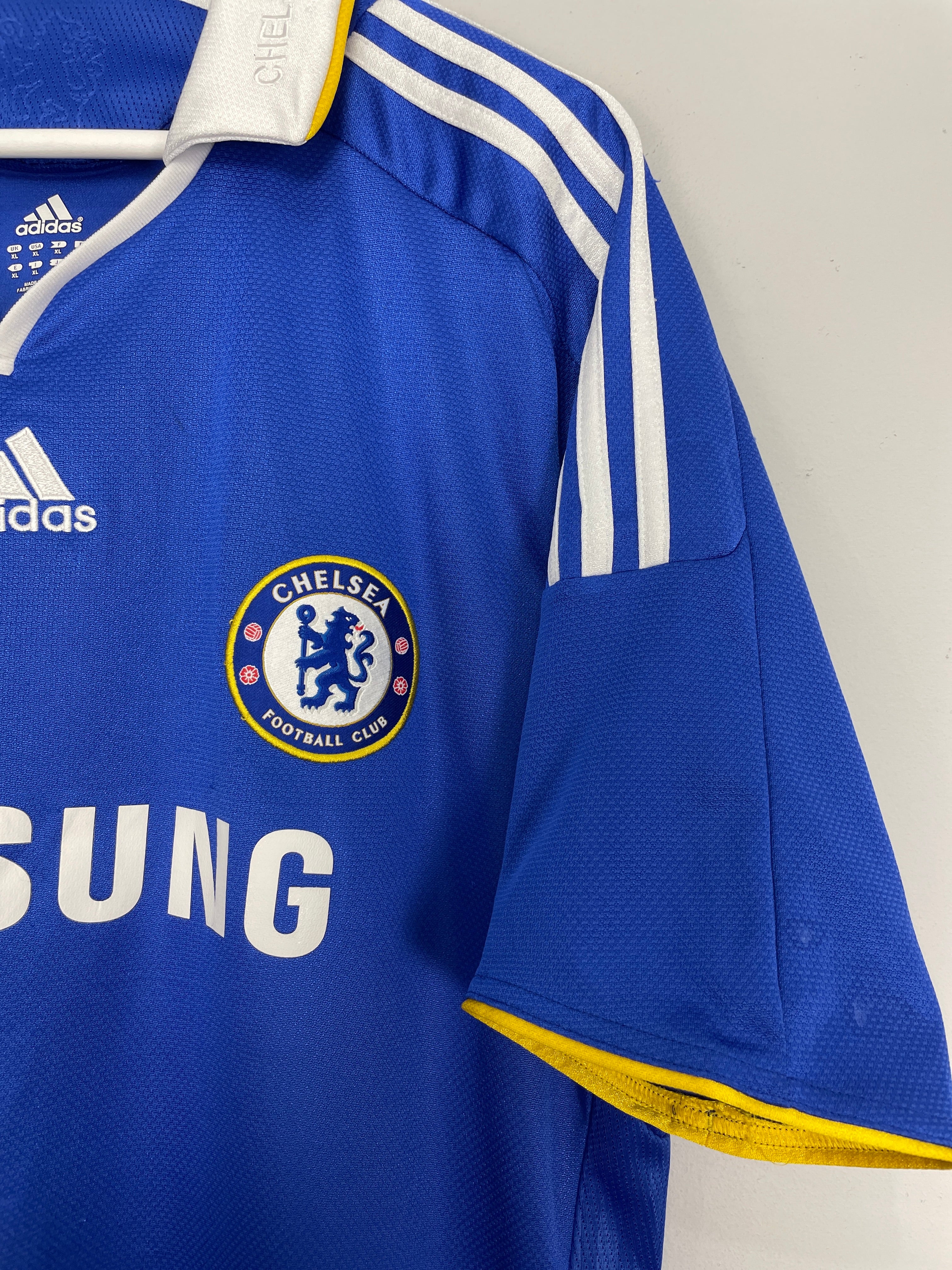 Shop 2008/09 CHELSEA DROGBA #11 C/L HOME SHIRT (XL) ADIDAS, classic football shirts, vintage football shirts & retro soccer jerseys at Cult Kits