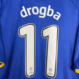 Shop 2008/09 CHELSEA DROGBA #11 C/L HOME SHIRT (XL) ADIDAS, classic football shirts, vintage football shirts & retro soccer jerseys at Cult Kits