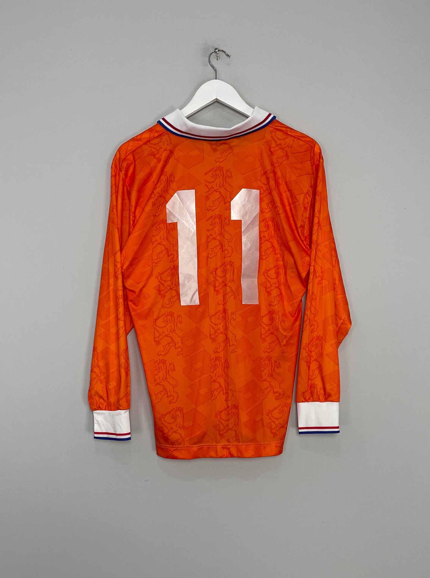 1994/95 NETHERLANDS #11 L/S HOME SHIRT (M) LOTTO