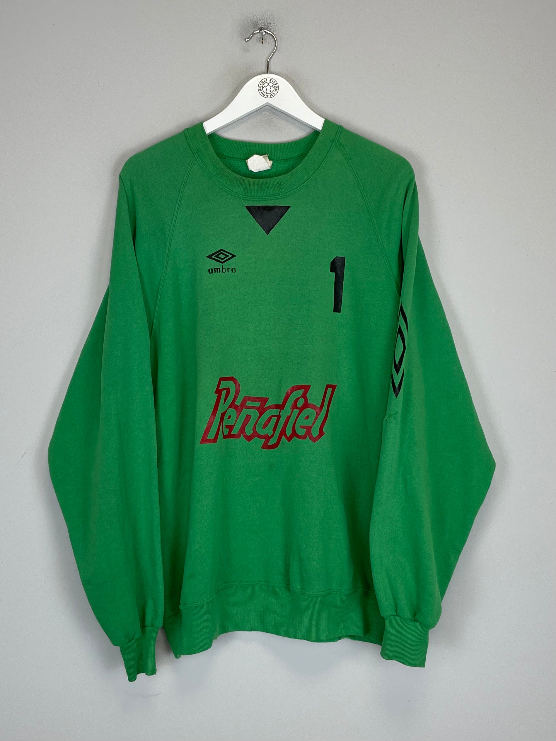 Shop 1990s MEXICO #1 TRAINING JUMPER (XL) UMBRO, classic football shirts, vintage football shirts & retro soccer jerseys at Cult Kits