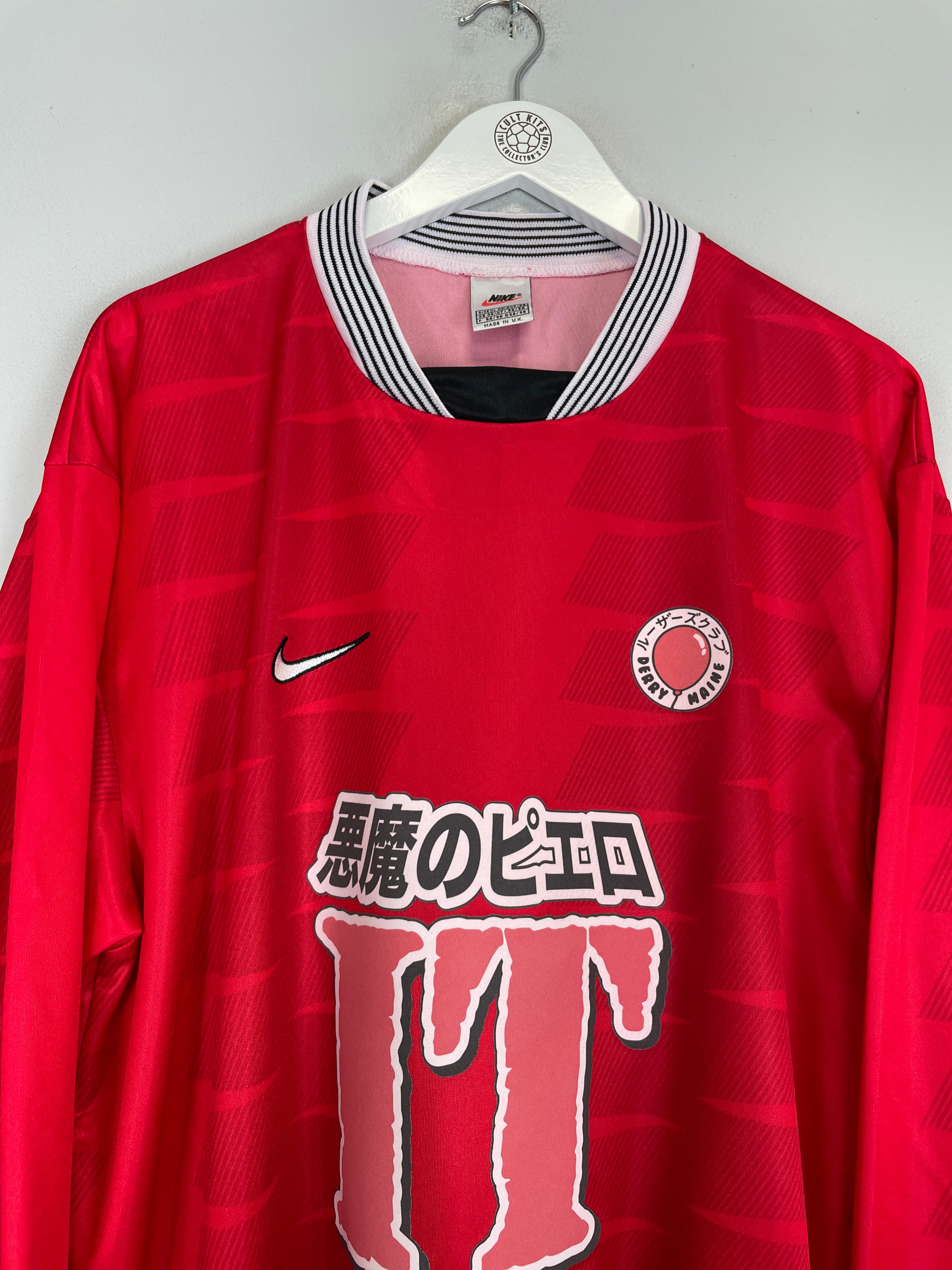 Shop 1997/98 IT X JAPANESE MOVIE MASHUP SHIRT (XL) NIKE, classic football shirts, vintage football shirts & retro soccer jerseys at Cult Kits