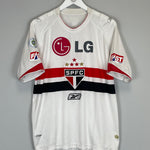 Shop 2007/08 SANTOS LEANDRO #9 HOME SHIRT (L) REEBOK, classic football shirts, vintage football shirts & retro soccer jerseys at Cult Kits