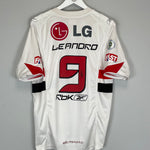 Shop 2007/08 SANTOS LEANDRO #9 HOME SHIRT (L) REEBOK, classic football shirts, vintage football shirts & retro soccer jerseys at Cult Kits