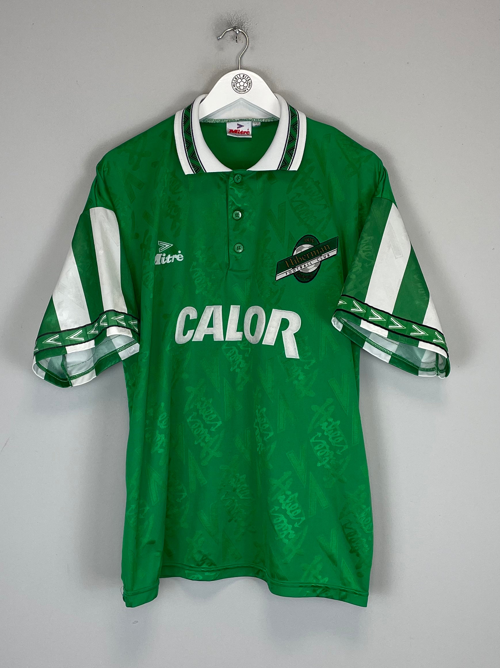 Shop 1994/96 HIBERNIAN HOME SHIRT (XL) MITRE, classic football shirts, vintage football shirts & retro soccer jerseys at Cult Kits