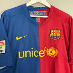 Shop 2008/09 BARCELONA MESSI #10 HOME SHIRT (XL) NIKE, classic football shirts, vintage football shirts & retro soccer jerseys at Cult Kits