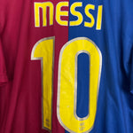 Shop 2008/09 BARCELONA MESSI #10 HOME SHIRT (XL) NIKE, classic football shirts, vintage football shirts & retro soccer jerseys at Cult Kits