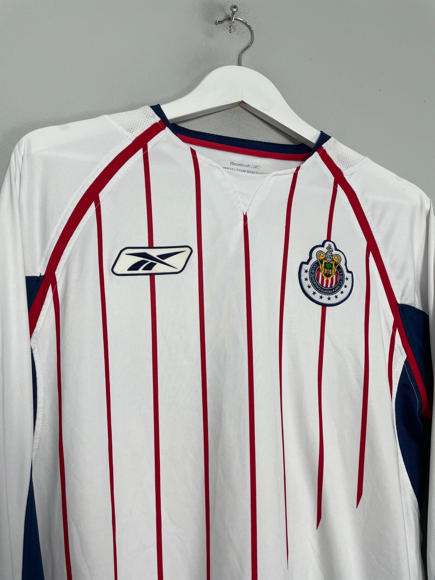 2005/06 CHIVAS GUADALAJARA L/S AWAY SHIRT (M) REEBOK